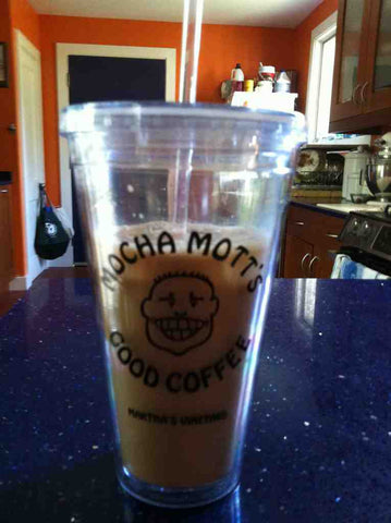 Thermal cup with lid & straw
